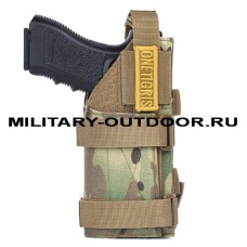 One Tigris Universal Tactical Holster Molle Multicam